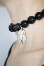 Obisidian necklace