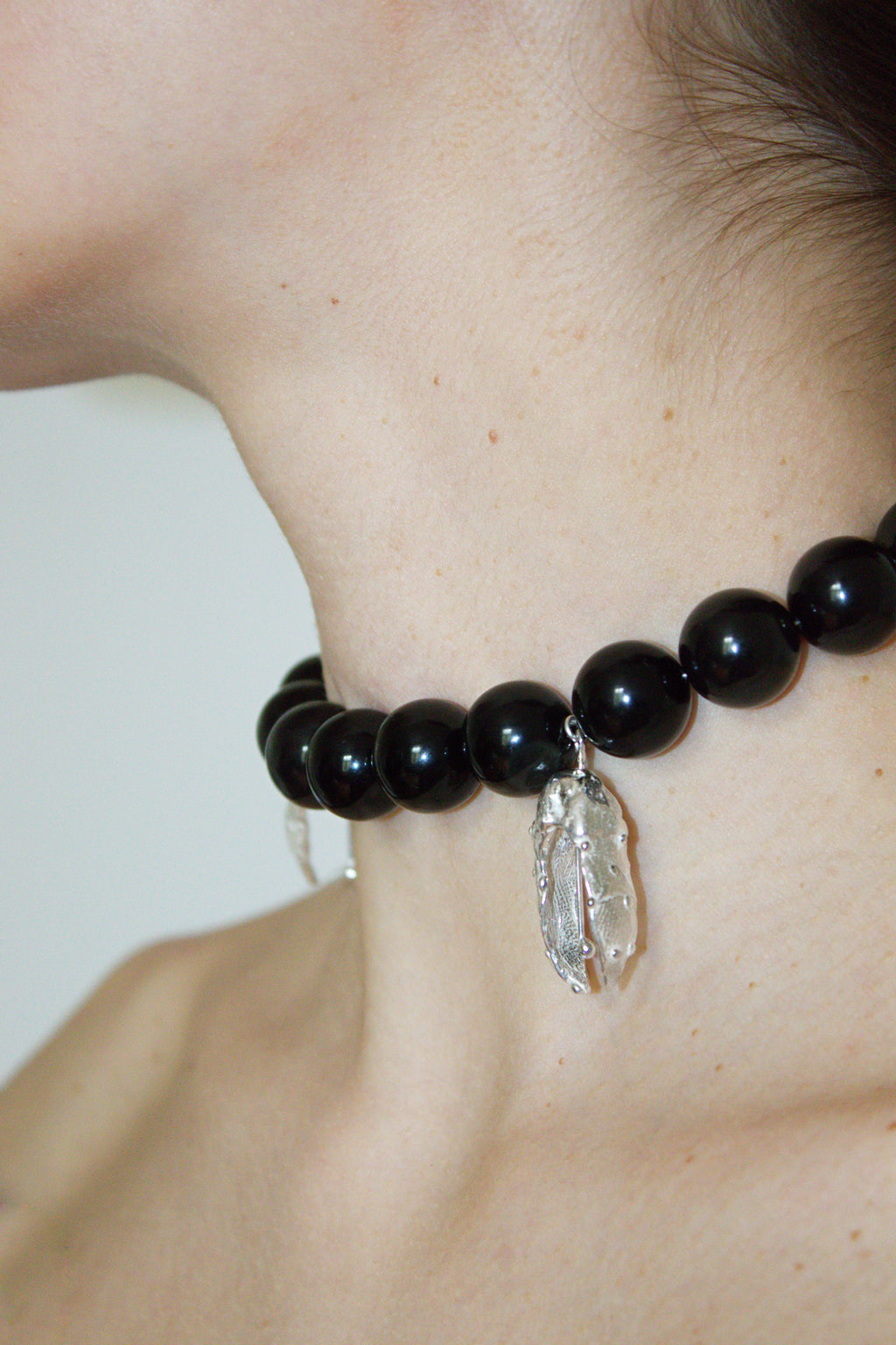 Obisidian necklace