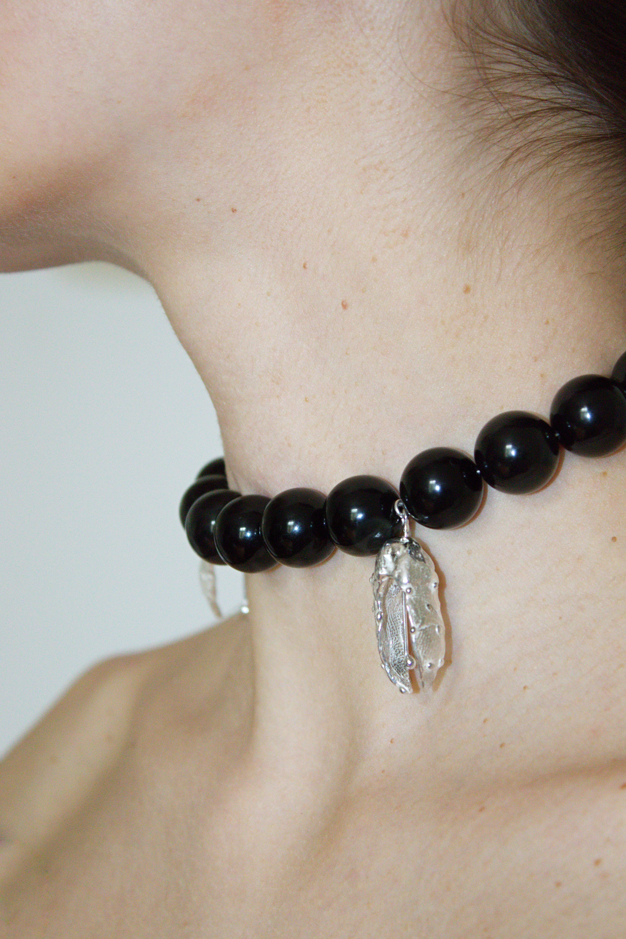Obisidian necklace