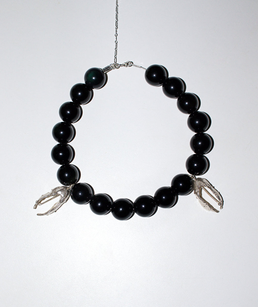Obisidian necklace