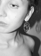 Twin tears earrings