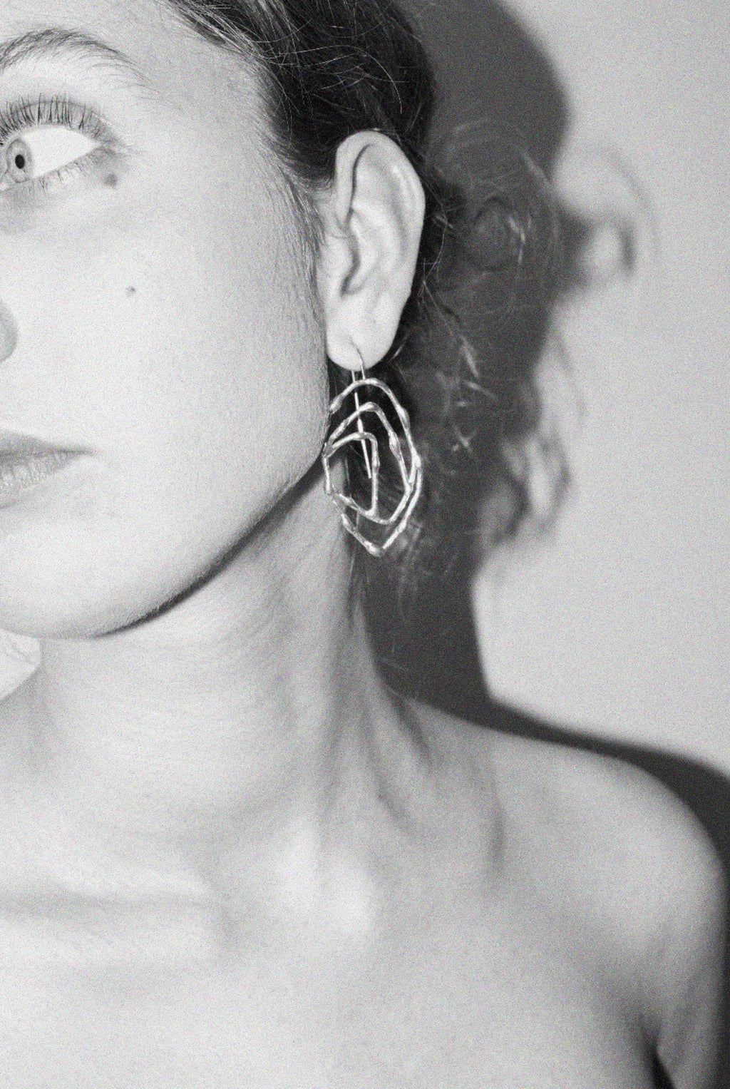 Twin tears earrings