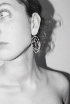 Twin tears earrings