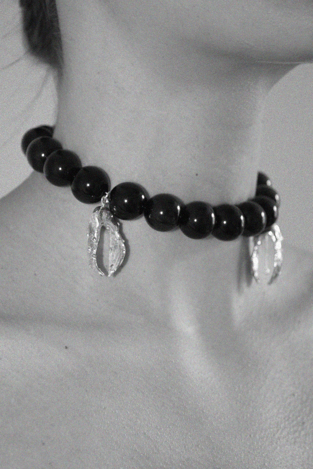 Obisidian necklace